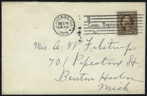 Sale 1026, Lot 1873, Washington-Franklin thru Later Issues on Cover