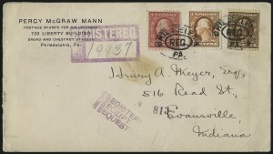 Sale 1026, Lot 1874, Washington-Franklin thru Later Issues on Cover