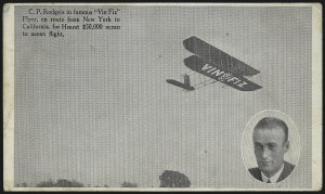 Sale 1026, Lot 1891, Air Post and Pioneer Flights thru Back-of-Book on Cover