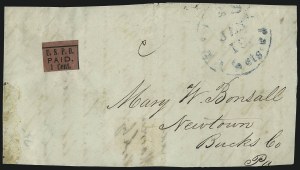 Sale 1026, Lot 1912, Carriers and Locals: Stamps and Covers