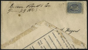 Sale 1026, Lot 1947, Civil War and Confederate States thru Hawaii: Stamps and Covers