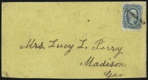 Sale 1026, Lot 1948, Civil War and Confederate States thru Hawaii: Stamps and Covers