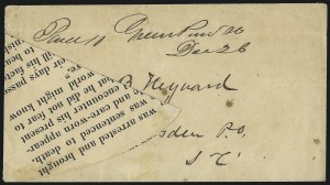 Sale 1026, Lot 1951, Civil War and Confederate States thru Hawaii: Stamps and Covers