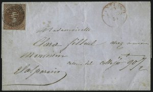 Sale 1026, Lot 2037, Foreign Stamps and Covers: Cape of Good Hope thru Chile