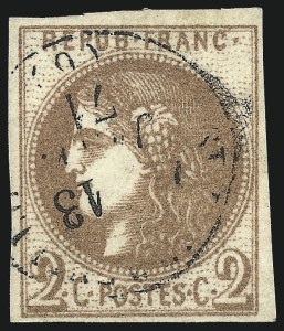 Sale 1026, Lot 2069, Foreign Stamps and Covers: France