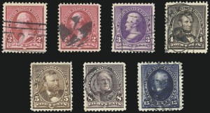 Sale 1027, Lot 109, 1890-93 Issue (Scott 219-229)
