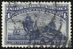 Sale 1027, Lot 117, Columbian Issue (Scott 230-245)