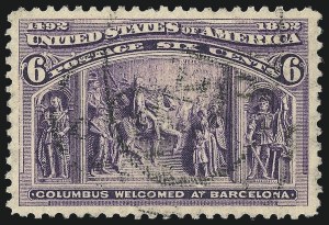 Sale 1027, Lot 119, Columbian Issue (Scott 230-245)