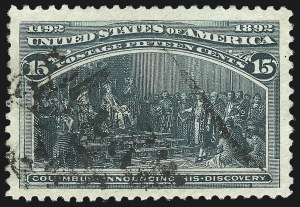 Sale 1027, Lot 121, Columbian Issue (Scott 230-245)