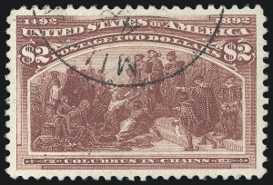 Sale 1027, Lot 125, Columbian Issue (Scott 230-245)