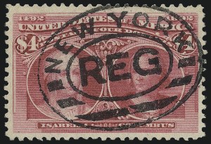 Sale 1027, Lot 128, Columbian Issue (Scott 230-245)