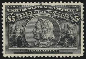 Sale 1027, Lot 130, Columbian Issue (Scott 230-245)