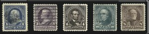 Sale 1027, Lot 142, 1895 Watermarked Bureau Issue (Scott 264-278)