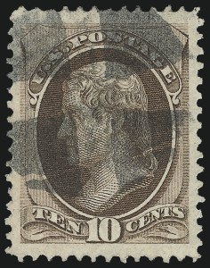 Sale 1027, Lot 37, 1870-71 National Bank Note Co. H Grills (Scott 134-144)