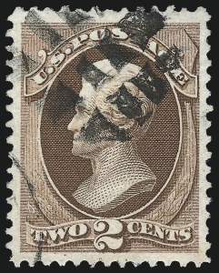 Sale 1027, Lot 44, 1870-71 National Bank Note Co. I Grills (Scott 134A-141A)