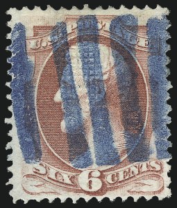 Sale 1027, Lot 46, 1870-71 National Bank Note Co. I Grills (Scott 134A-141A)