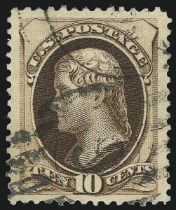 Sale 1027, Lot 88, 1879 Continental Bank Note Co. Issue (Scott 182-191)