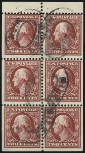 Sale 1028, Lot 324, 1908-09 Perf 12 Double-Line Watermark Issue (Scott 331-356)