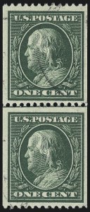 Sale 1028, Lot 329, 1908-09 Perf 12 Double-Line Watermark Issue (Scott 331-356)