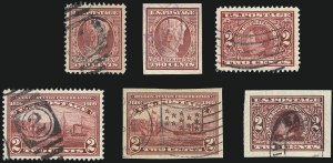 Sale 1028, Lot 345, 1909 Commemorative Issues, 1910-11 Perf 12 Single-Line Watermark Issue (Scott 367-389)