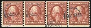 Sale 1028, Lot 357, 1909 Commemorative Issues, 1910-11 Perf 12 Single-Line Watermark Issue (Scott 367-389)