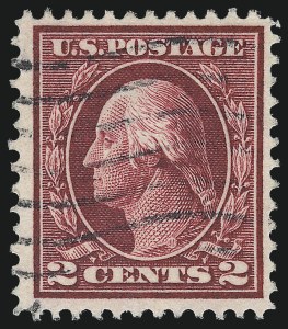 Sale 1028, Lot 373, 1912-14 Perf 12 Double-Line Watermark Issue-New Designs (Scott 405-422)