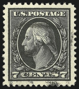 Sale 1028, Lot 374, 1912-14 Perf 12 Double-Line Watermark Issue-New Designs (Scott 405-422)