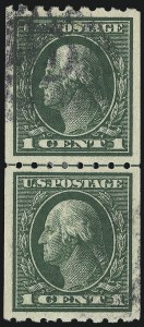 Sale Number 1028, Lot Number 376, 1912-14 Perf 12 Double-Line Watermark Issue-New Designs (Scott 405-422)