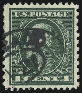 Sale 1028, Lot 382, 1914 Perf 12 x 10 Issue and Perf 10 x 12 Issue (Scott 423A-423D)