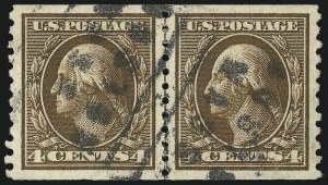 Sale 1028, Lot 393, 1913-15 Perf 10 Single-Line Watermark Issue (Scott 424-447)