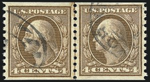 Sale 1028, Lot 403, 1914-16 Rotary Press Issues (Scott 448-459)