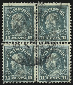 Sale 1028, Lot 434, 1917-19 Perf 11 Unwatermarked Issue (Scott 498-518b)