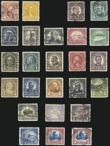 Sale 1028, Lot 465, 1922-25 Issues (Scott 547-583)