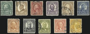 Sale 1028, Lot 475, 1922-25 Issues (Scott 547-583)