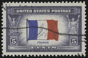 Sale 1028, Lot 506, Overrun Countries (Scott 909-920)