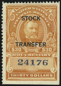 Sale 1031, Lot 1120, Stock Transfer