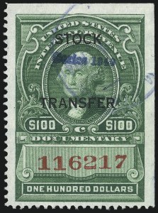 Sale 1031, Lot 1128, Stock Transfer