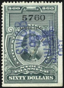 Sale 1031, Lot 1133, Stock Transfer