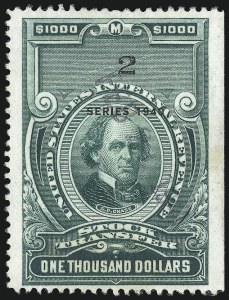 Sale 1031, Lot 1135, Stock Transfer