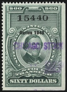 Sale 1031, Lot 1157, Stock Transfer