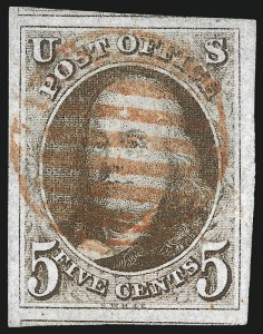 Sale 1032, Lot 3003, 5c-10c 1847 Issue and 1875 Reproduction of 1847 Issue (Scott 1-4)