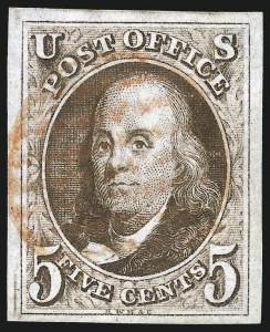 Sale 1032, Lot 3004, 5c-10c 1847 Issue and 1875 Reproduction of 1847 Issue (Scott 1-4)