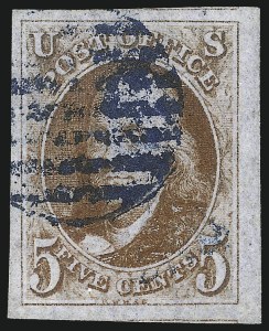 Sale 1032, Lot 3007, 5c-10c 1847 Issue and 1875 Reproduction of 1847 Issue (Scott 1-4)
