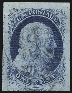 Sale Number 1032, Lot Number 3021, 1c 1851-56 Issue (Scott 5A-9) Sale Number 1032, Lot Number 3021, 1c 1851-56 Issue (Scott 5A-9)
