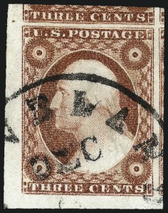 Sale Number 1032, Lot Number 3033, 3c 1851-56 Issue (Scott 10-11A) Sale Number 1032, Lot Number 3033, 3c 1851-56 Issue (Scott 10-11A)