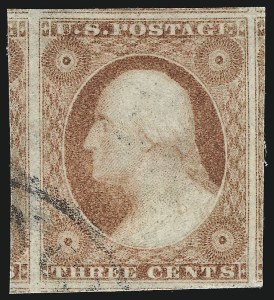 Sale Number 1032, Lot Number 3035, 3c 1851-56 Issue (Scott 10-11A) Sale Number 1032, Lot Number 3035, 3c 1851-56 Issue (Scott 10-11A)