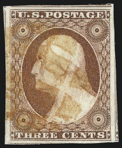 Sale 1032, Lot 3038, 3c 1851-56 Issue (Scott 10-11A)