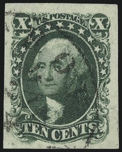 Sale 1032, Lot 3046, 5c-12c 1851-56 Issue (Scott 12-17)