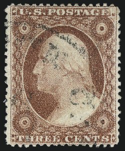 Sale 1032, Lot 3067, 1c-3c 1857-60 Issue (Scott 18-26A)