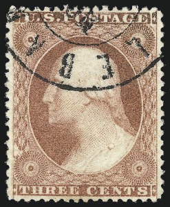 Sale Number 1032, Lot Number 3074, 1c-3c 1857-60 Issue (Scott 18-26A) Sale Number 1032, Lot Number 3074, 1c-3c 1857-60 Issue (Scott 18-26A)